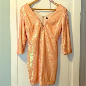 Venus sequence peach dress